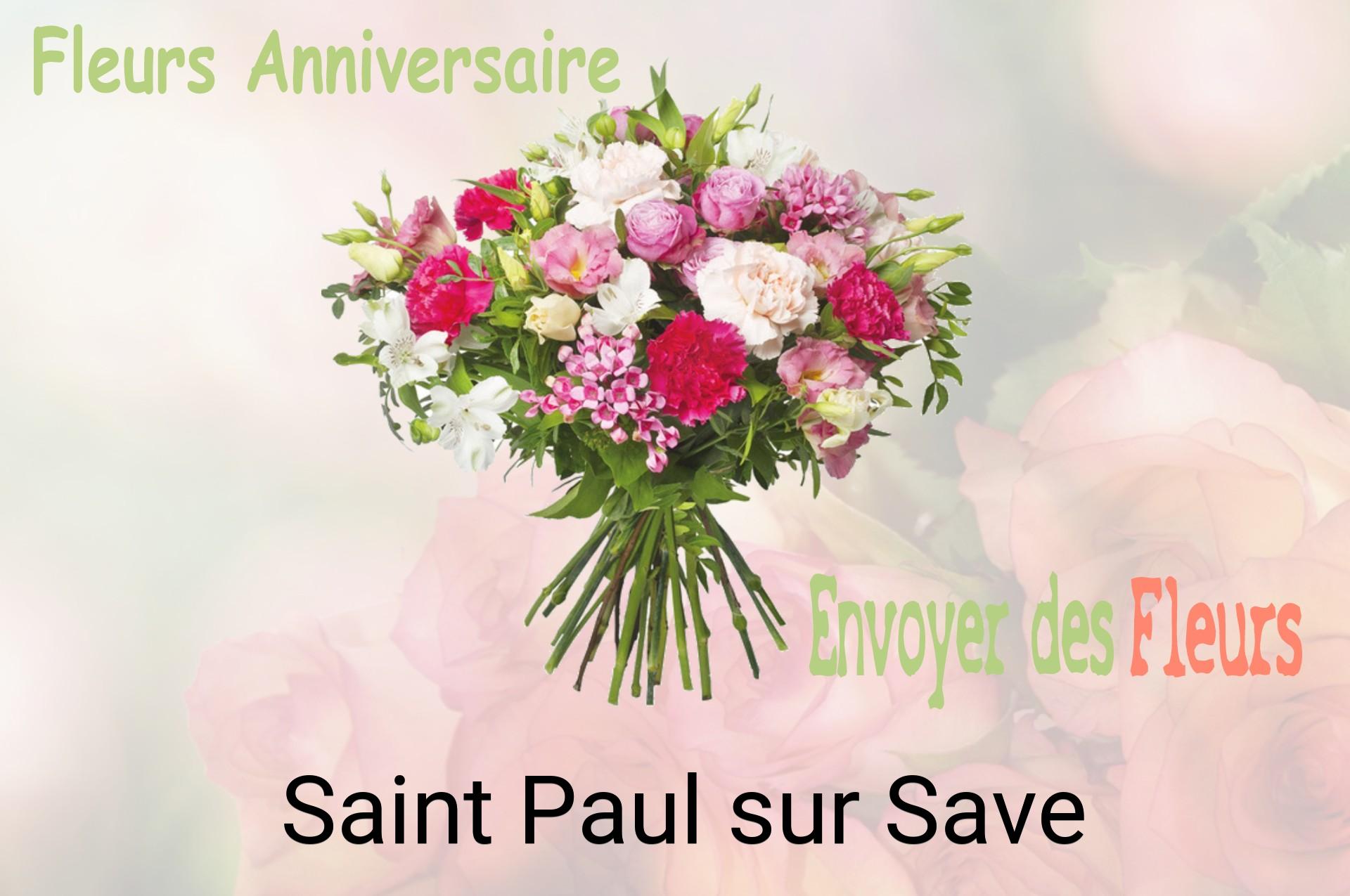 Bouquet de fleurs d’anniversaire livré à Saint-Paul-sur-Save